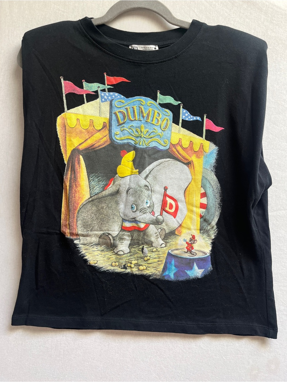 Zara x Disney Classics Dumbo Graphic Tee Sz M